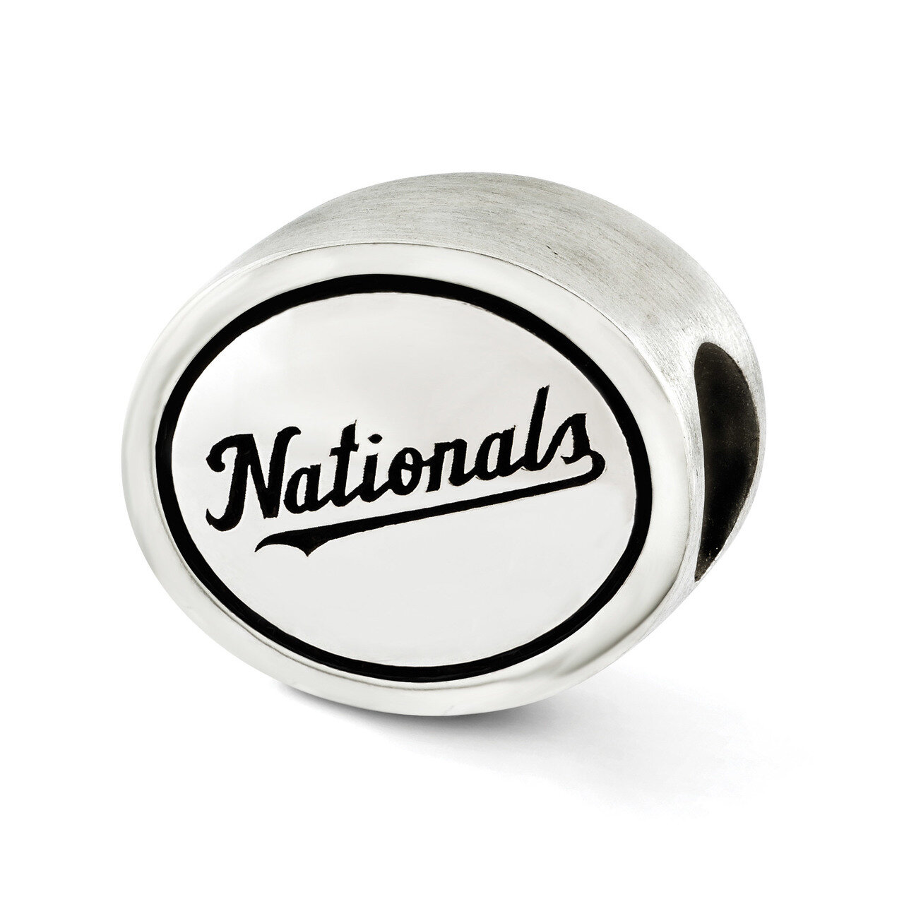MLB Siskiyou Buckle Antiqued Washington Nationals Bead Sterling Silver QRS3295