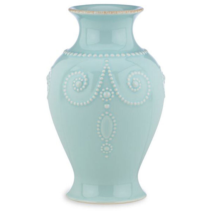 Lenox French Perle Ice Blue Vase 869508