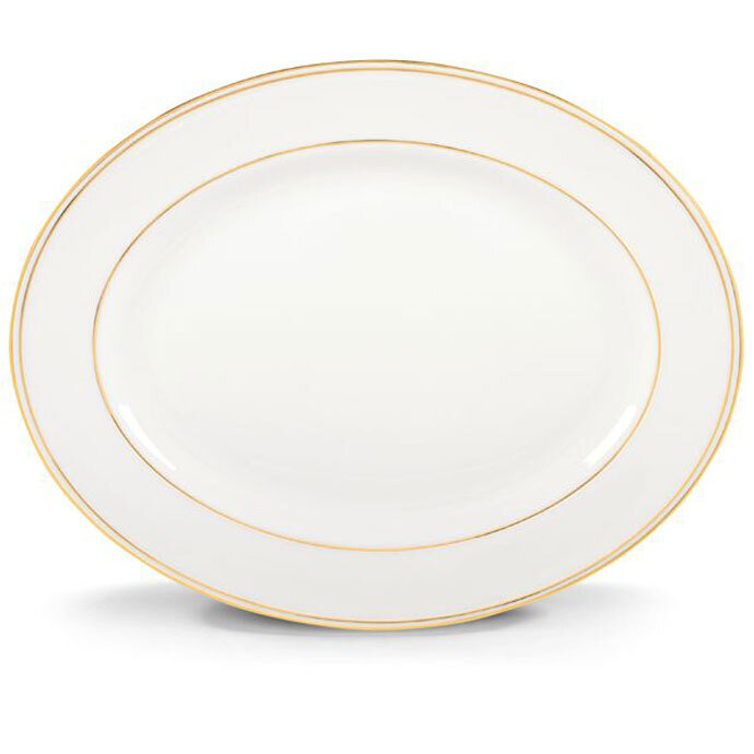 Lenox Federal Gold 13 Inch Oval Platter 100110442