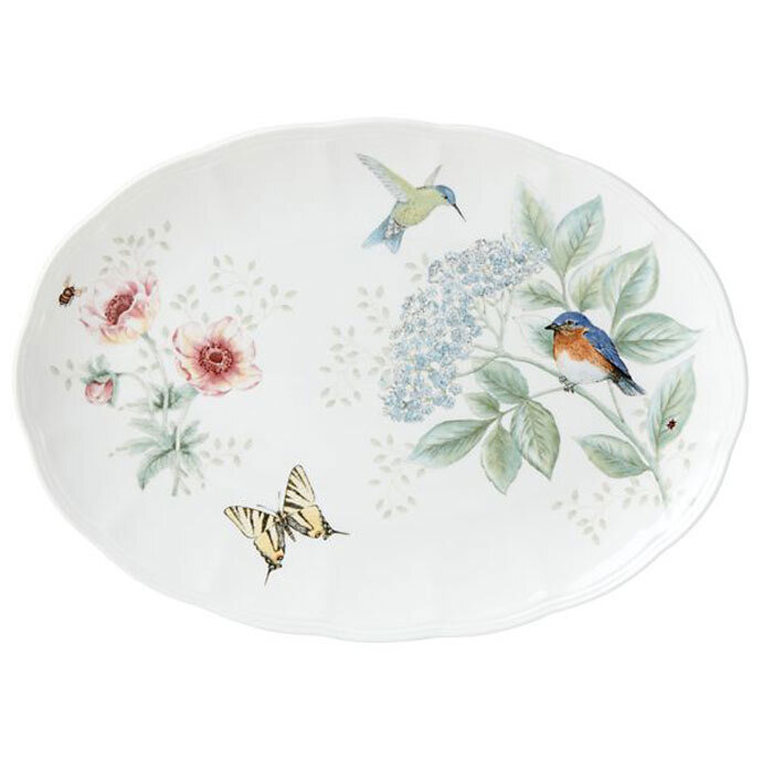 Lenox Butterfly Meadow Flutter 16 Inch Oval Platter 882266, MPN: 882266, 882864791993