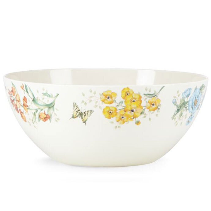 Lenox Butterfly Meadow Melamine Serving Bowl Large 855597, MPN: 855597, 882864573131