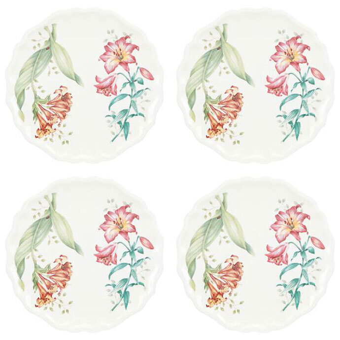 Lenox Butterfly Meadow Melamine Accent Plate Set 856372, MPN: 856372, 882864578709
