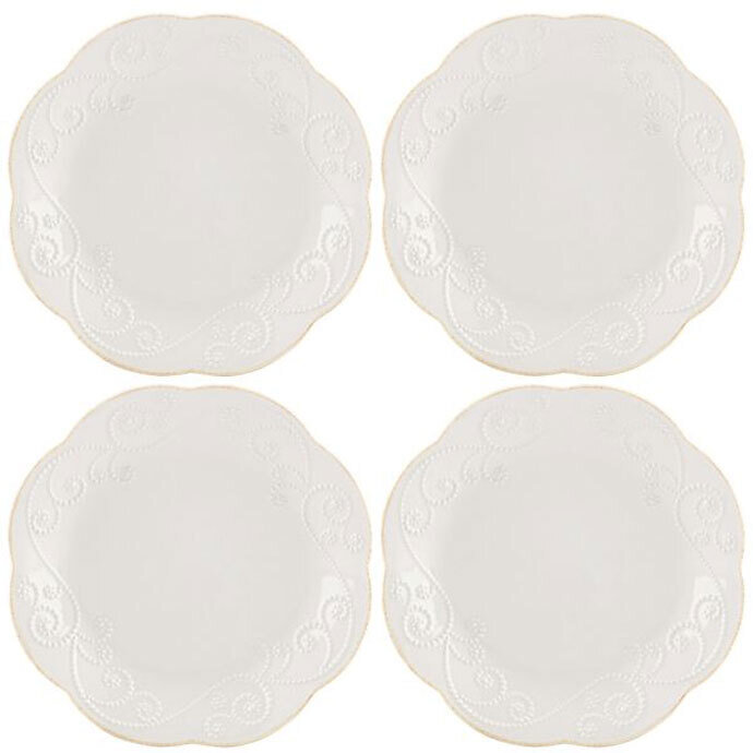 Lenox French Perle White Accent Plate 9 Inch Mixed S 822948