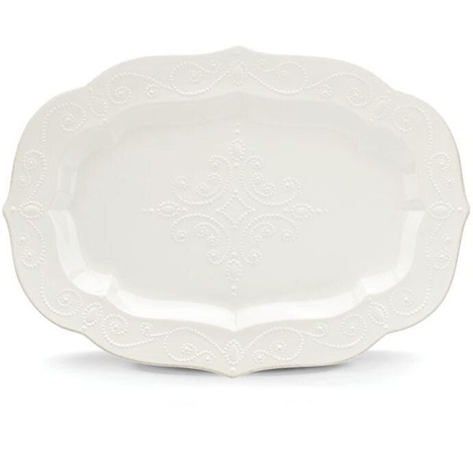 Lenox French Perle White Platter 844445