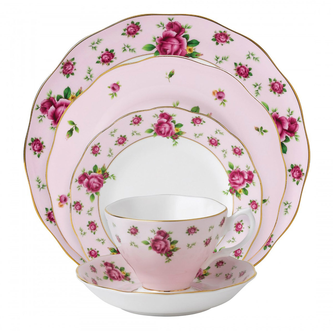 Royal Albert New Country Roses Pink 5-Piece Place Setting NCRPNK25822, MPN: NCRPNK25822, 6523837365…