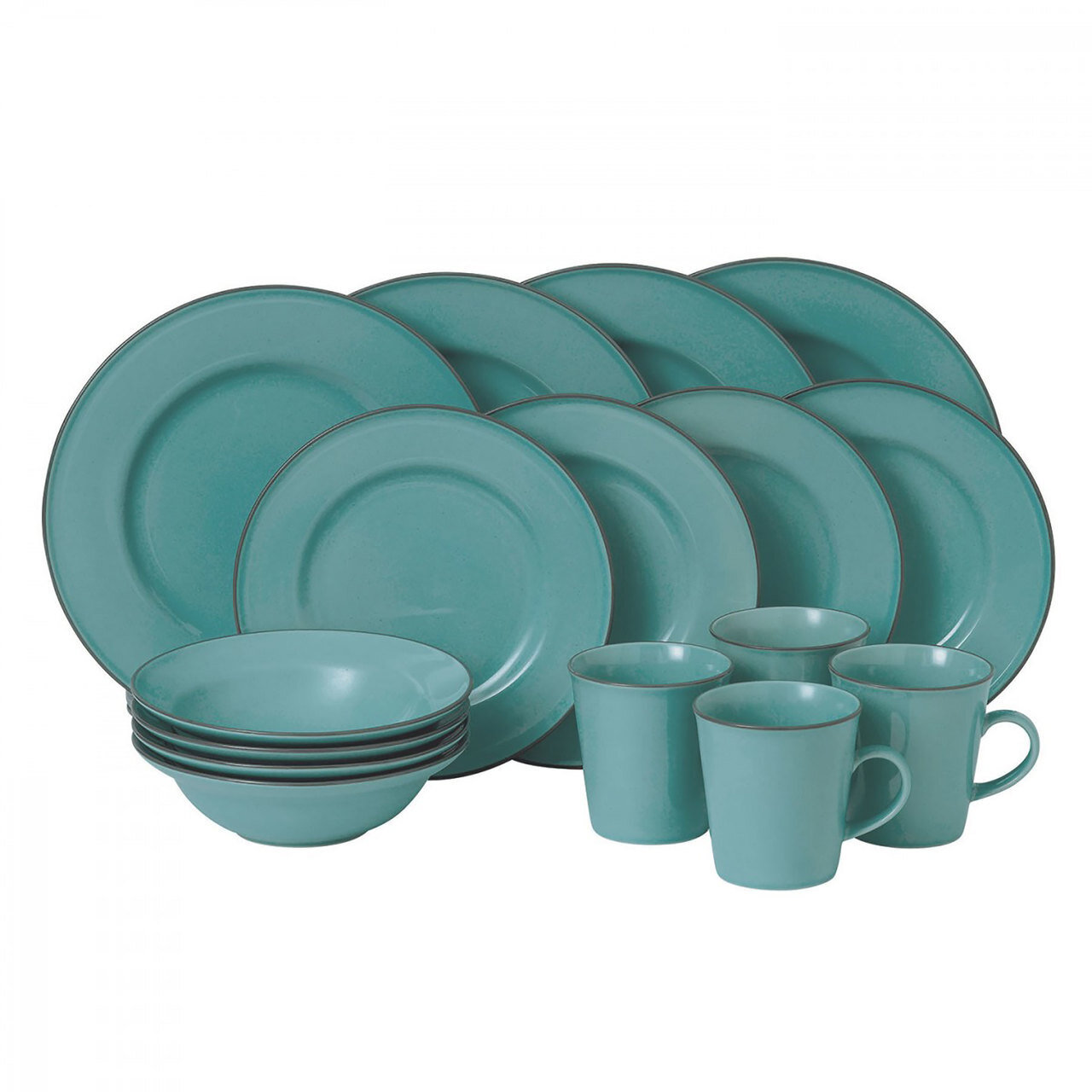 Royal Doulton Union Street Caf Blue 16-Piece Set 40012632, MPN: 40012632, 701587241113