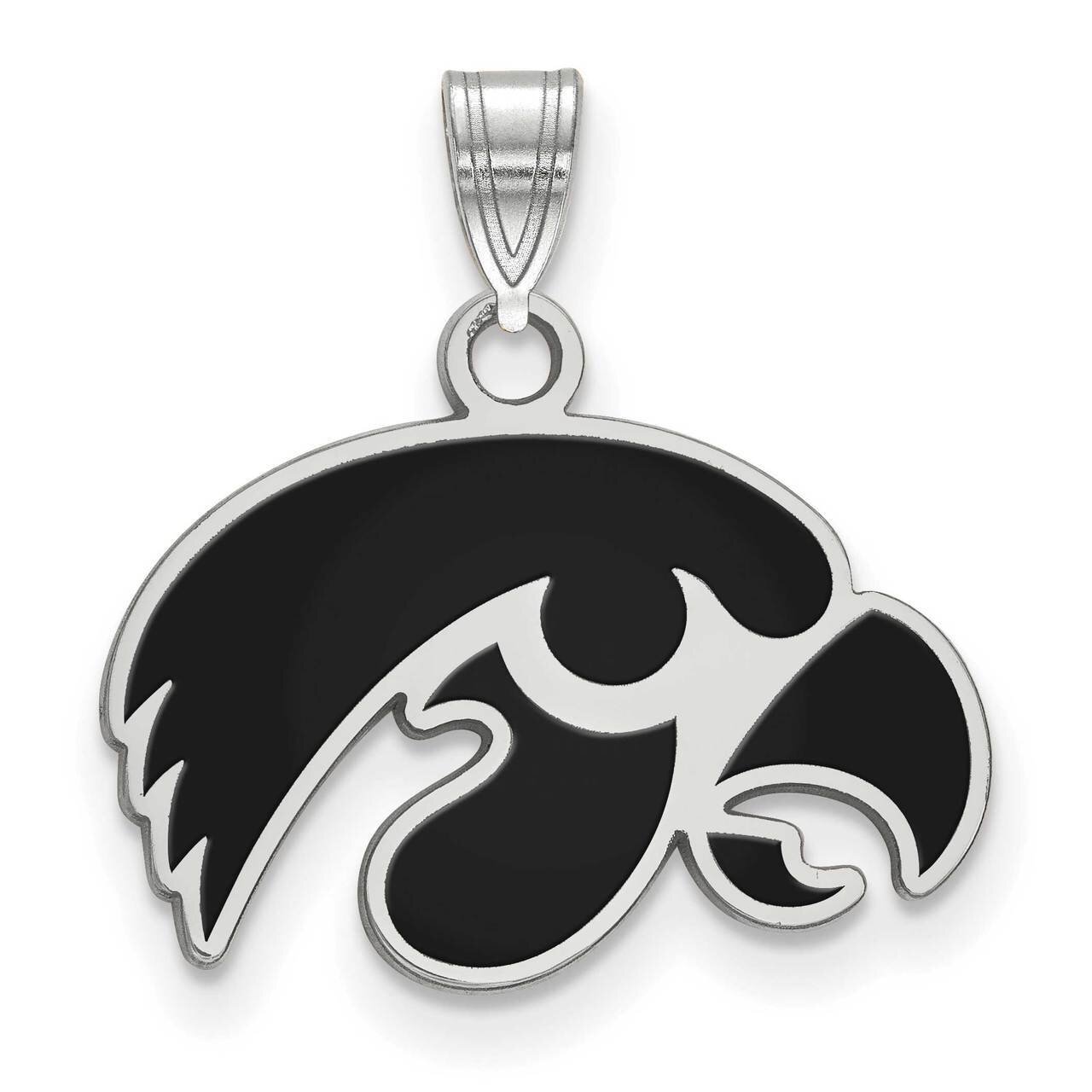 University of Iowa Small Enamel Pendant Sterling Silver SS031UIA, MPN: SS031UIA, 191101151361