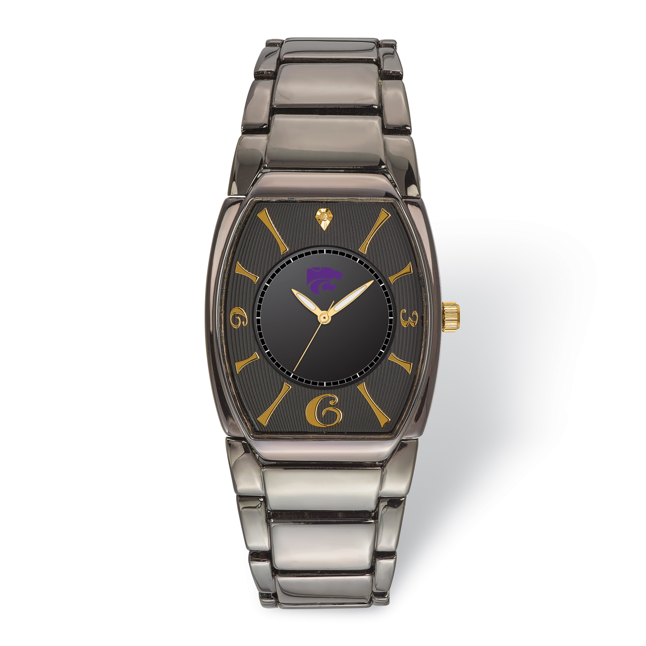 Kansas State University Executive Black-plated Watch KSU168, MPN: KSU168, 634401358257
