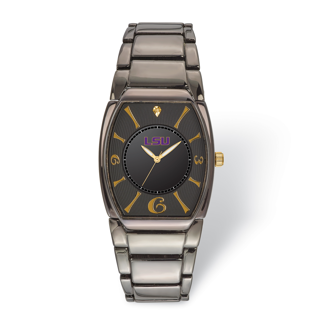 Louisiana State University Executive Black-plated Watch LSU168