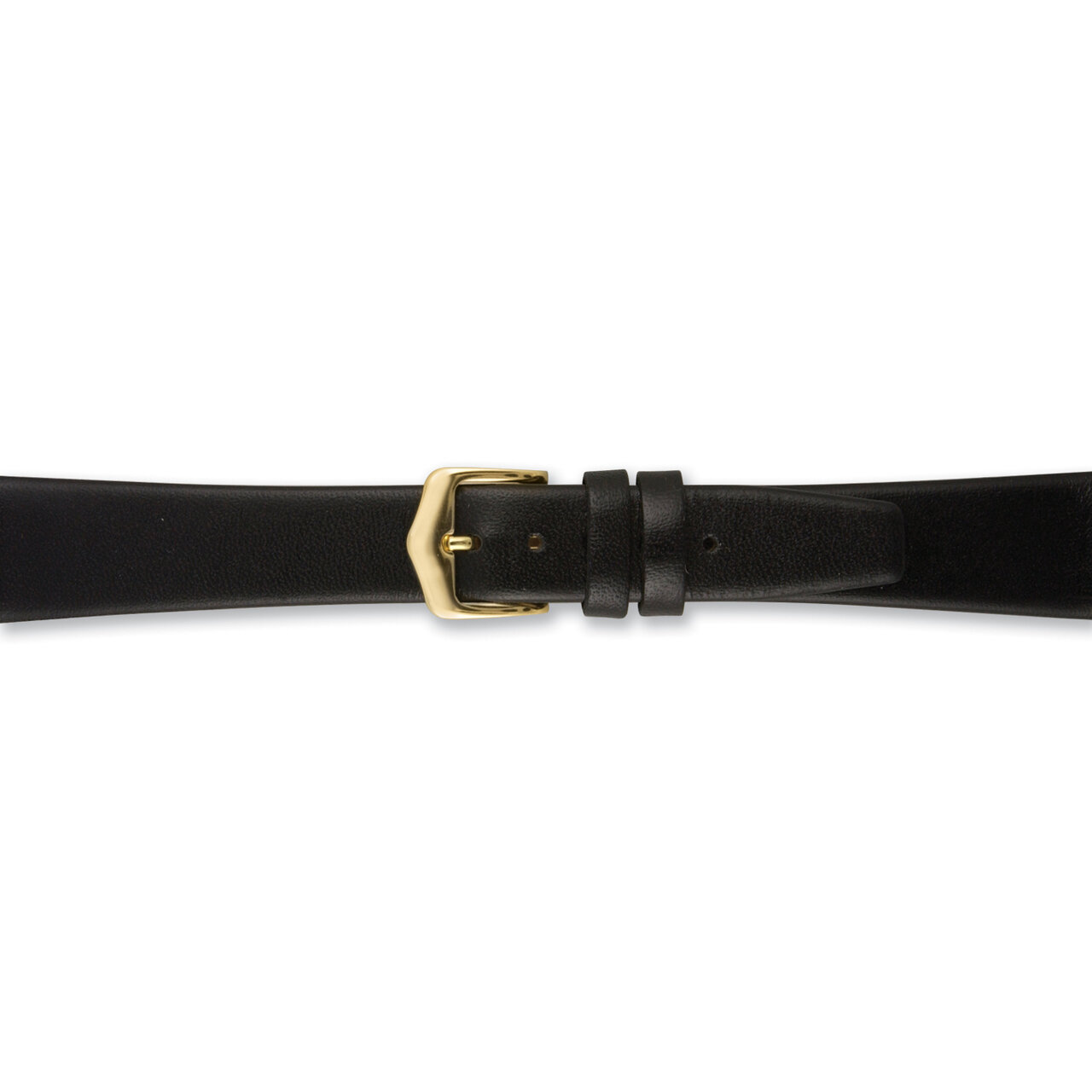 10mm Black Classic Calfskin Watch Band BA332-10