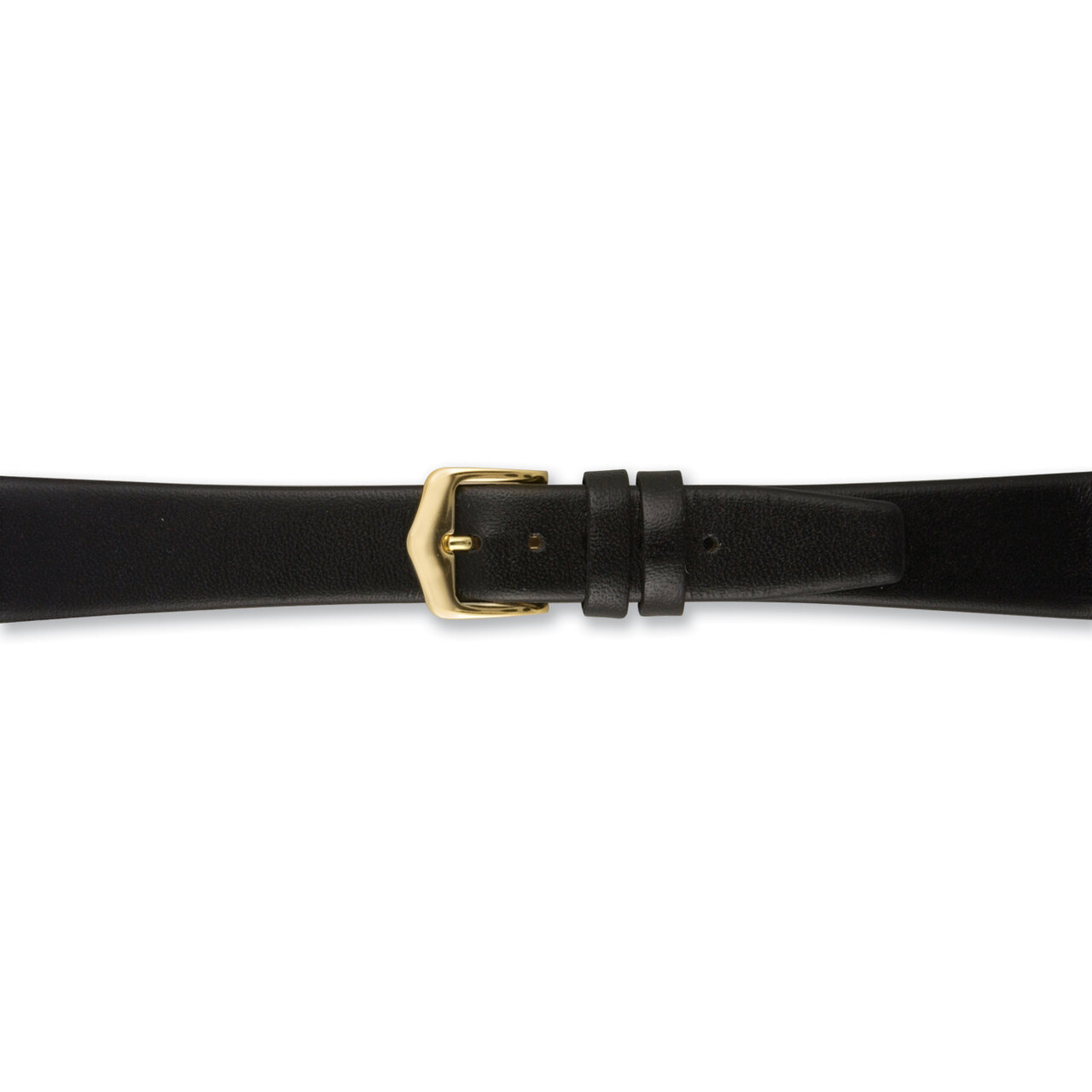 20mm Long Black Classic Calfskin Watch Band  BA332L-20, MPN: BA332L-20,