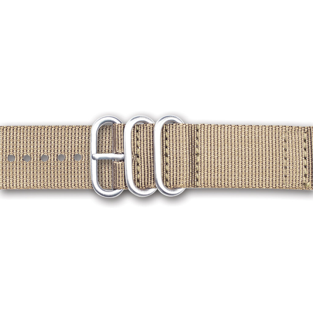 20mm 2-Piece Tan Ballistic Nylon Watch Band  BA394-20, MPN: BA394-20,