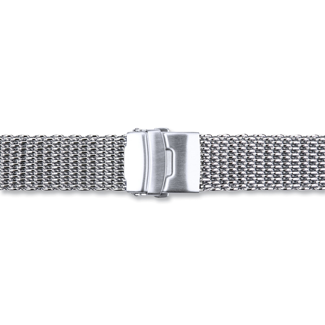 20mm Stainless Steel Shark Mesh with Divers Clasp Watch Band BA419-20