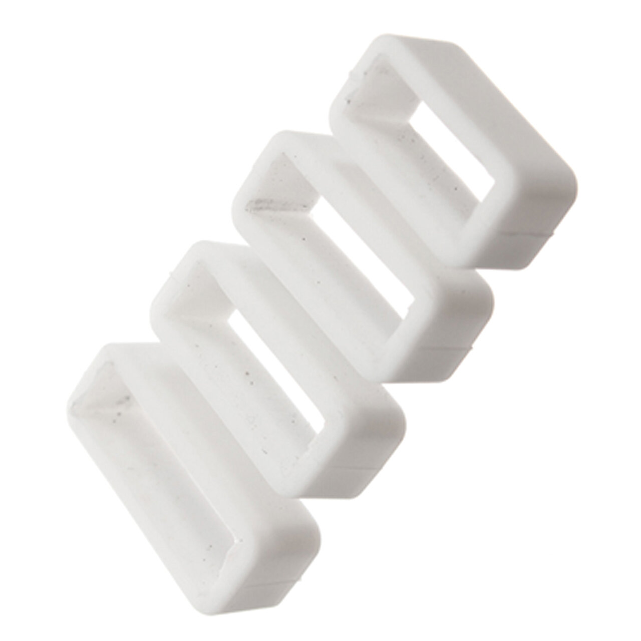 25 Piece White PVC Watch Strap Keeper Assortment  FTL328, MPN: FTL328,