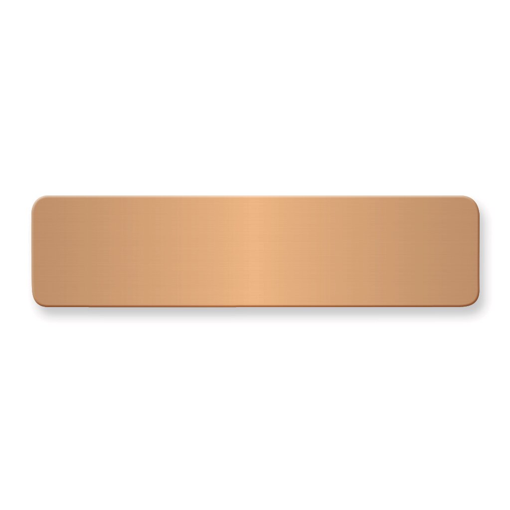 3/4 x 3 Copper Alum Plates-Sets of 6 GL6672-CA
