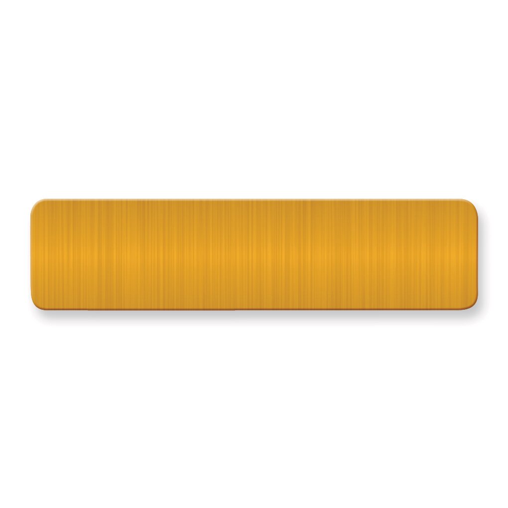 3/4 x 3 Satin Brass Plates-Sets of 6  GL6672-SB, MPN: GL6672-SB,