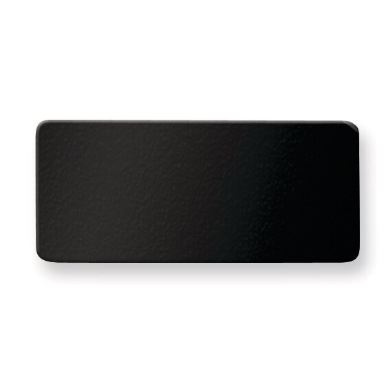 11/16 x 1 9/16 Black Anodized Aluminum Plates-Sets of 6  GL6674-BA, MPN: GL6674-BA,