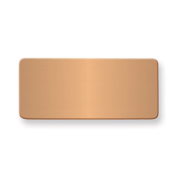 11/16 x 1 9/16 Copper Aluminum Plates-Sets of 6  GL6674-CA, MPN: GL6674-CA,