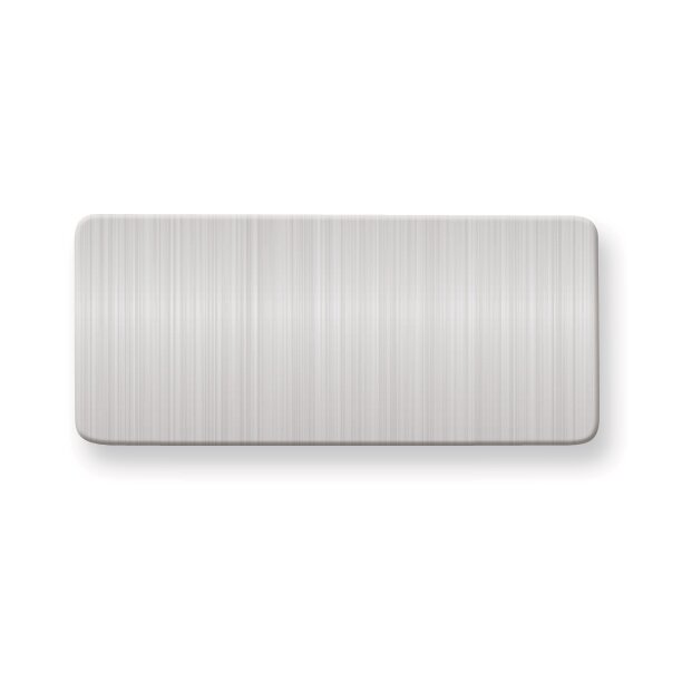 11/16 x 1 9/16 Satin Aluminum Plates-Sets of 6  GL6674-SA, MPN: GL6674-SA,