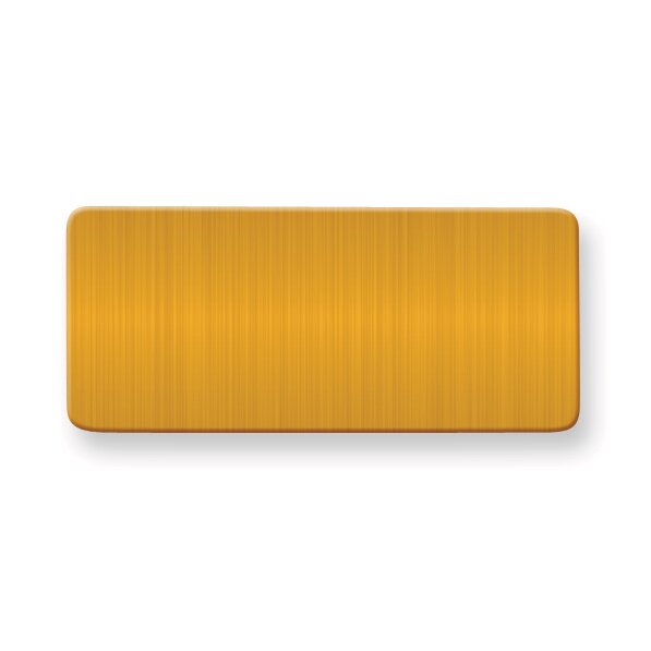 11/16 x 1 9/16 Satin Brass Plates-Sets of 6  GL6674-SB, MPN: GL6674-SB,