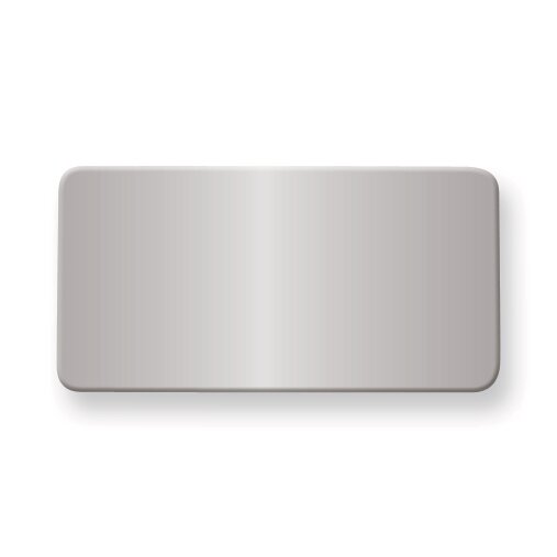 11/16 x 1 11/32 Polished Aluminum Plates-Sets of 6  GL6678-PA, MPN: GL6678-PA,