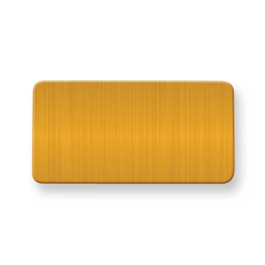 11/16 x 1 11/32 Satin Brass Plates-Sets of 6  GL6678-SB, MPN: GL6678-SB,