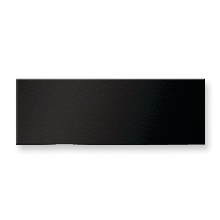 3/4 x 2 1/8 Black Anodized Aluminum Plates-Sets of 6 GL9788-BA