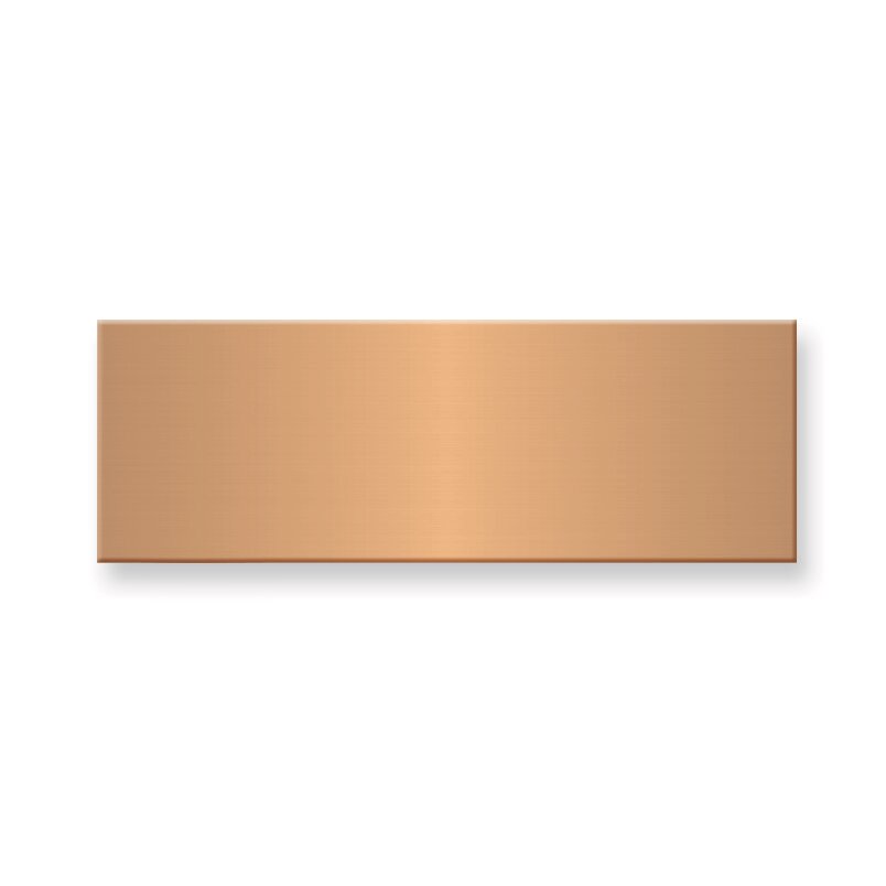 3/4 x 2 1/8 Copper Alum Plates-Sets of 6  GL9788-CA, MPN: GL9788-CA,