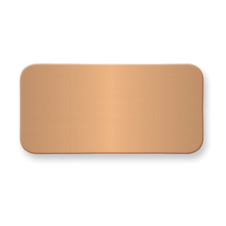 1 X 2 Copper Aluminum Plates-Sets of 6 GL9790-CA