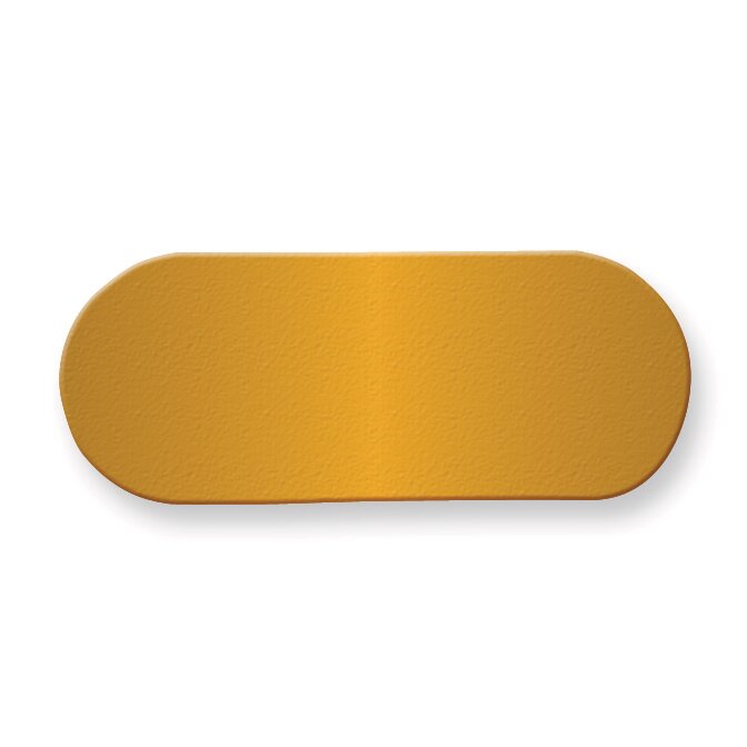 3/4 x 1 7/8 Polished Brass Plates-Sets of 6  GL9791, MPN: GL9791,