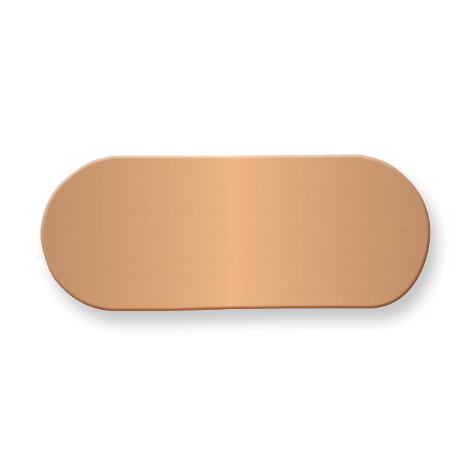 3/4 x 1 7/8 Copper Aluminum Plates-Sets of 6  GL9791-CA, MPN: GL9791-CA,