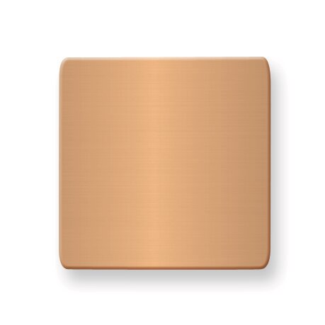 1 x 1 Square Copper Aluminum Plates-Sets of 6 GM3717-CA