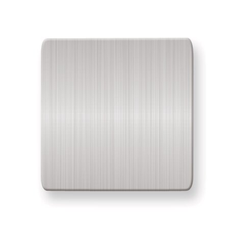 1 x 1 Square Satin Aluminum Plates-Sets of 6 GM3717-SA