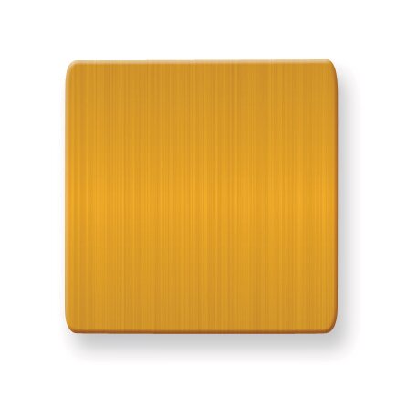 1 x 1 Square Satin Brass Plates-Sets of 6 GM3717-SB