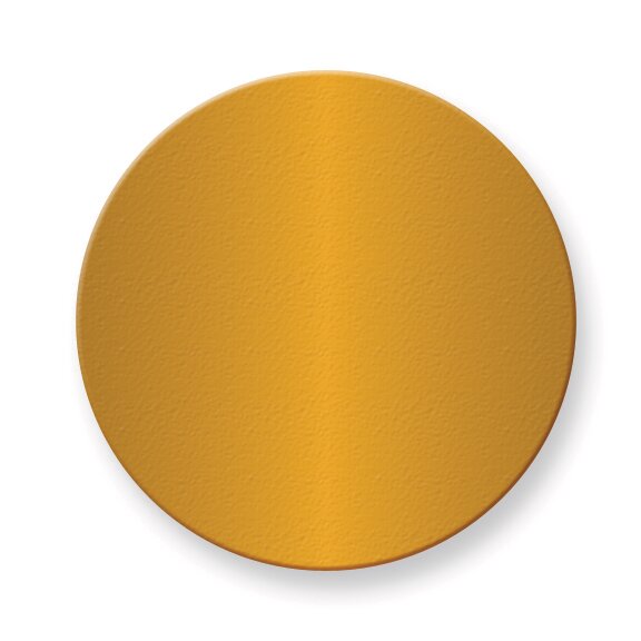 1 1/2 x 1 1/2 Round Polished Brass Plates-Sets of 6 GM3725