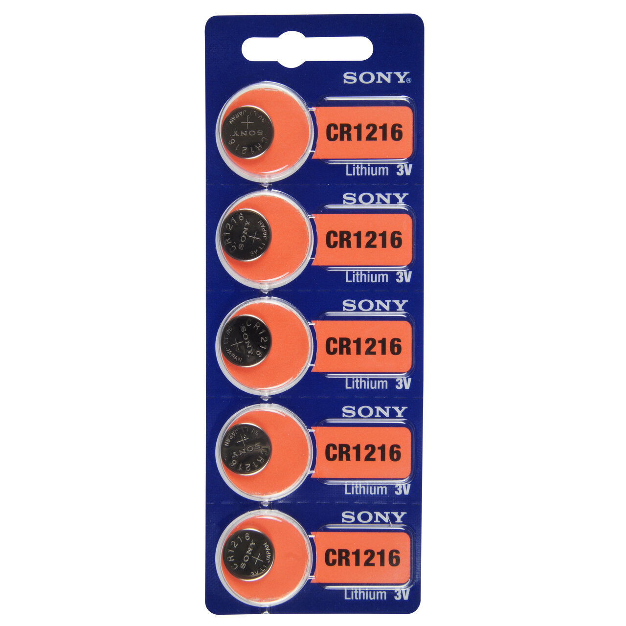 Type 1216 SONY Lithium Battery Tear Strip Pack of 5 SWB1216, MPN: SWB1216, 8562007666