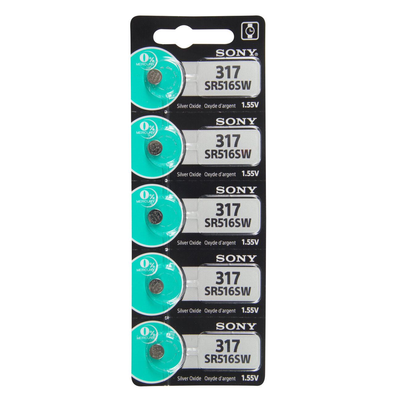 Type 317 SONY Watch Battery Tear Strip Pack of 5 SWB317, MPN: SWB317, 8562019829