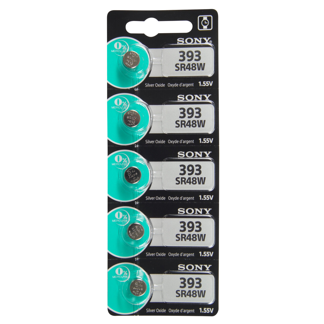 Type 393/309 SONY Watch Battery Tear Strip Pack of 5 SWB393, MPN: SWB393, 8562019881