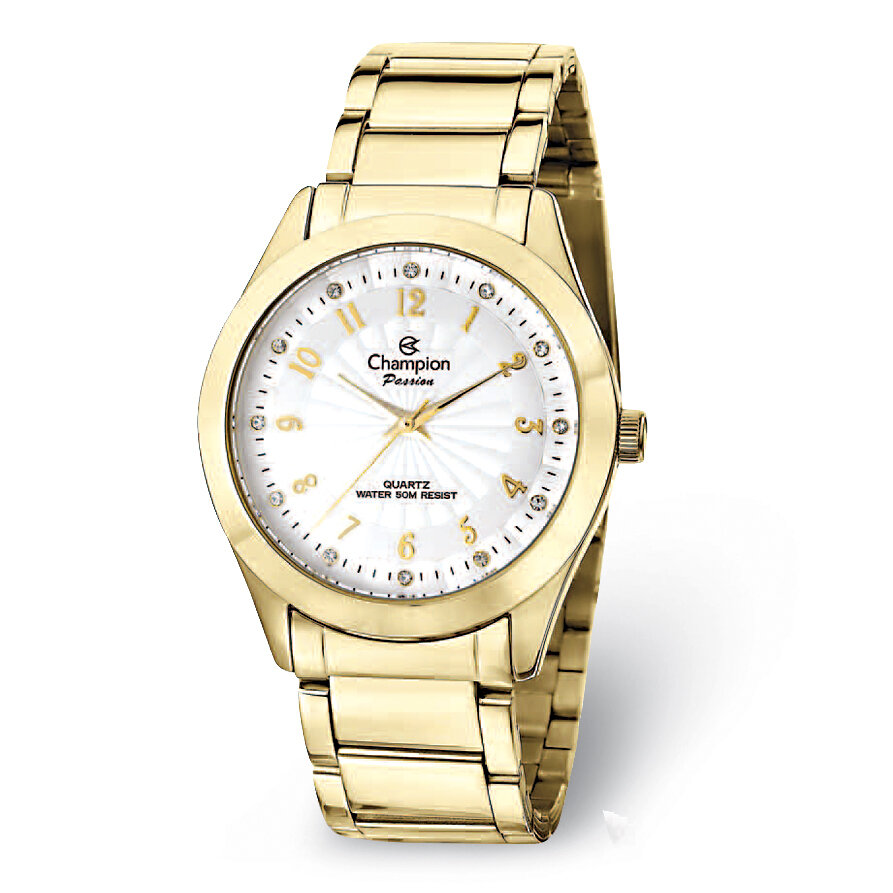 Champion Passion Gold-tone White Dial Watch XWA5592