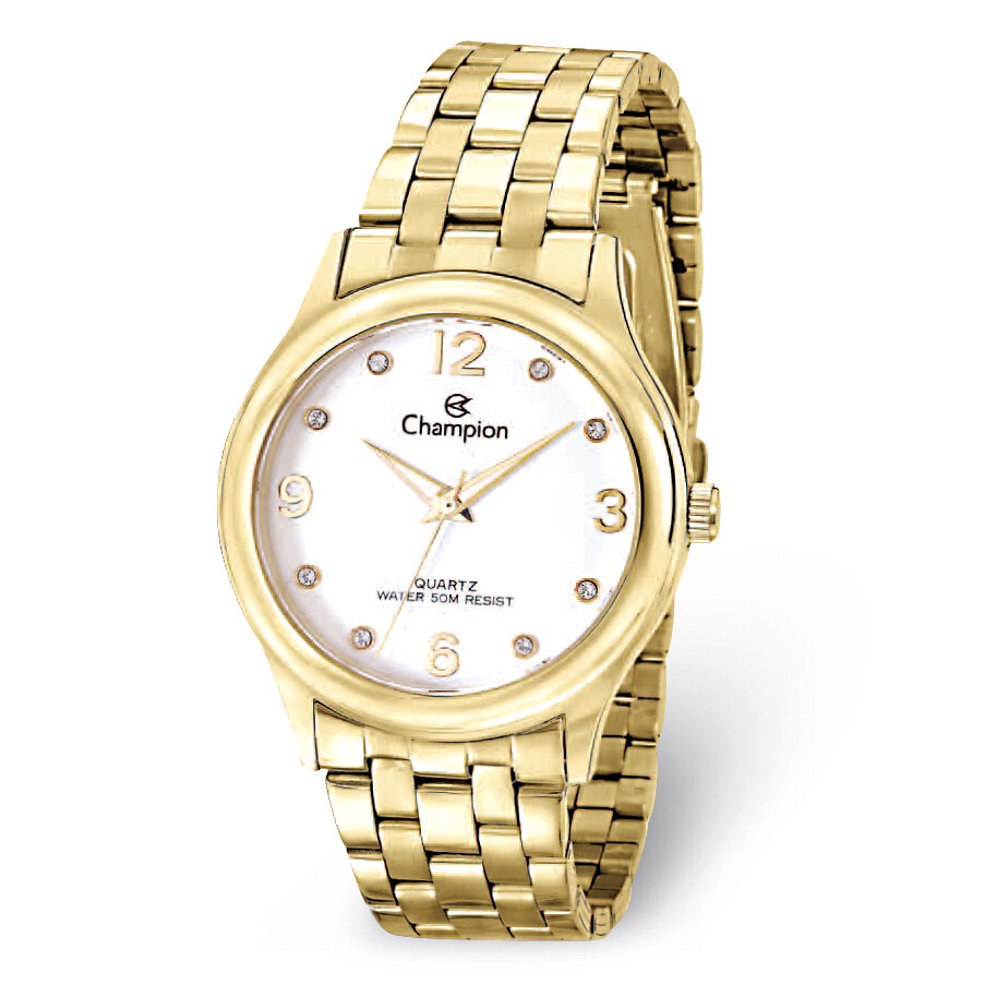 Champion Glamour Gold-tone White Dial Watch XWA5599