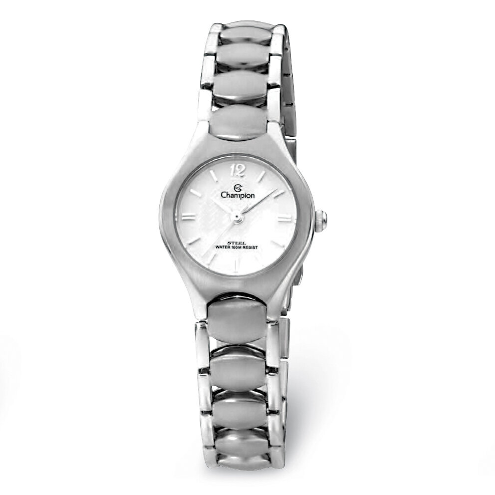 Champion Glamour Stainless Steel White Dial Watch XWA5603