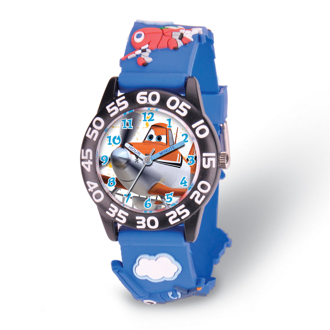 Disney Kids Planes Dusty Acrylic Time Teacher Watch XWA5739