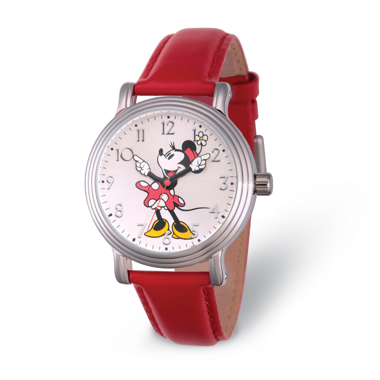 Disney Adult Size Red Strap Minnie Mouse with Moving Arms Watch  XWA5775, MPN: XWA5775, 843231091818