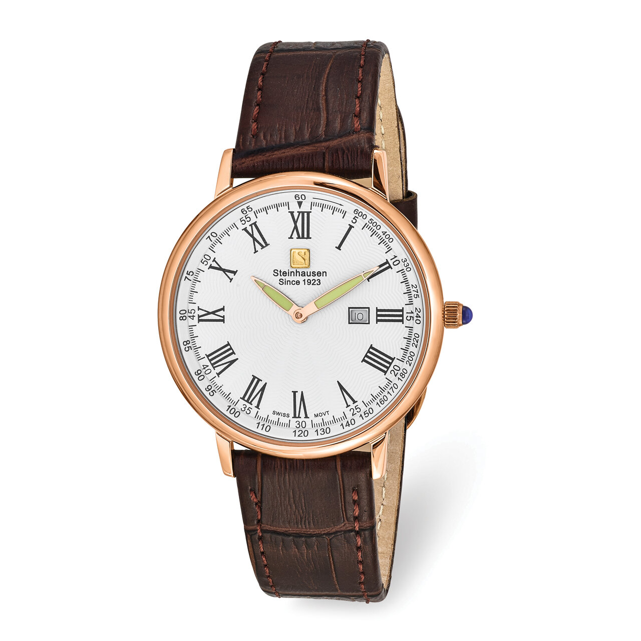 Steinhausen Altdorf Rose IP-plated Brown Strap Watch XWA5800