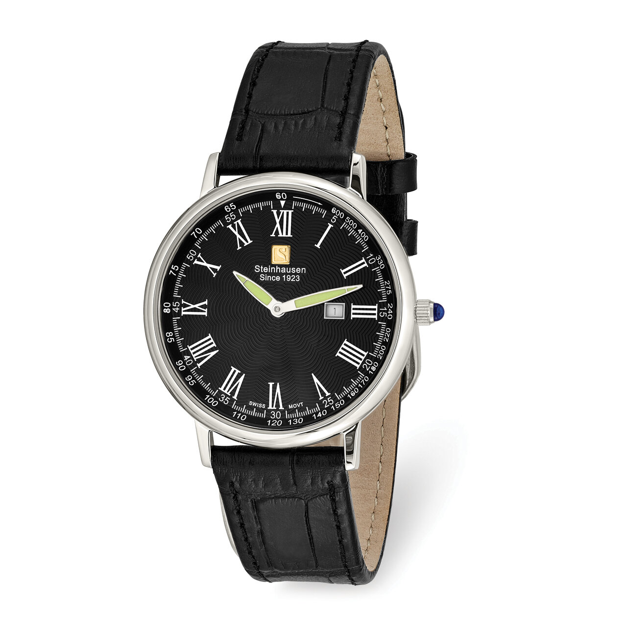Steinhausen Altdorf Stainless Steel Black Dial Black Strap Watch  XWA5803, MPN: XWA5803, 8496890261…