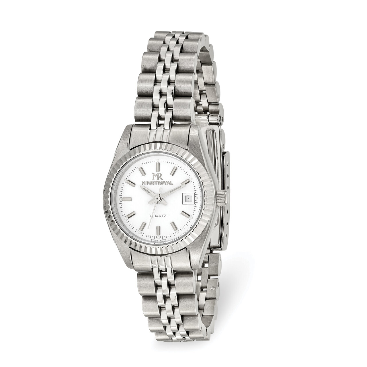 Ladies Mountroyal Stainless Steel White Dial Watch XWA5827