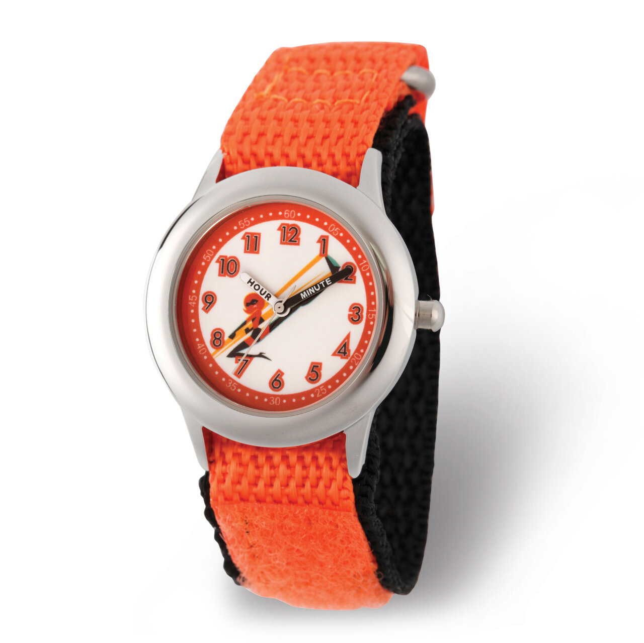 Disney Kids Incredibles 2 Mom Orange Nylon Band Time Teacher Watch  XWA5842, MPN: XWA5842, 84288510…
