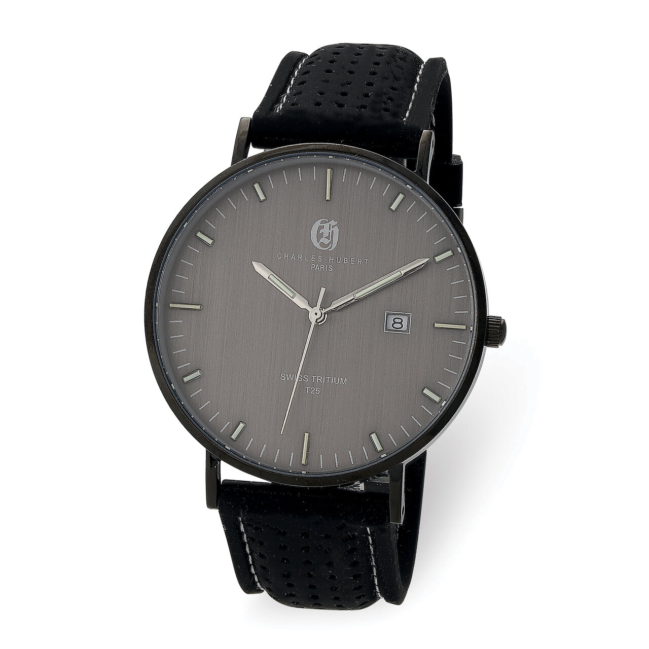 Charles Hubert Stainless Steel Tritium Grey Dial Watch with 2 Bands  XWA6044, MPN: XWA6044, 8488700…