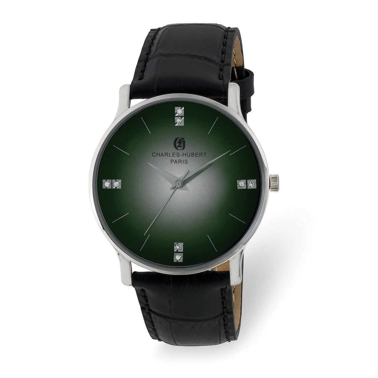 Charles Hubert Mens Stainless Steel Green Dial Watch  XWA6053, MPN: XWA6053, 848870008791