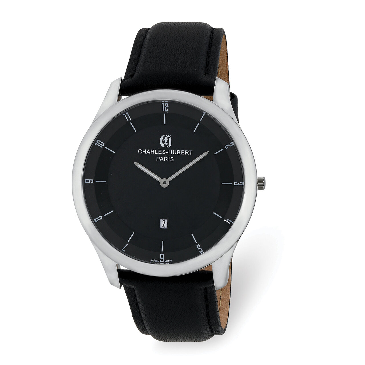 Charles Hubert Mens Stainless Steel Black Dial Watch  XWA6064, MPN: XWA6064, 848870008647